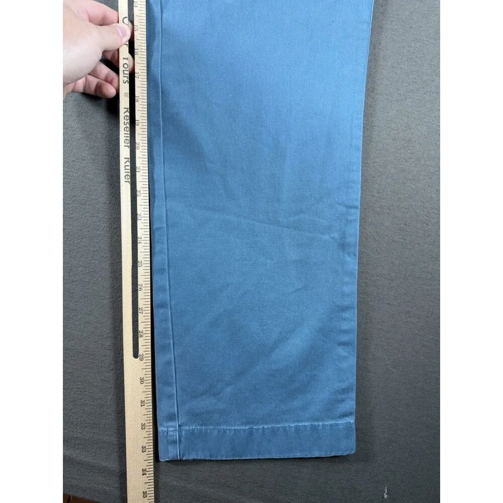 J. Crew Pants Mens 34x34 Blue Bleeker Athletic Fit Broken in Chino Party NEW